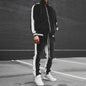 Velour Tracksuit Mens,2023 Men'S Velour Tracksuit 2 Pieces Winter Warm Full Zip up Jacket Sweatpants Fitness Sportswear Sweatsuit Jogger Sets