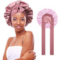 SilkEase Satin Hair Cap – Double-Layer Silk-Like Satin Cap for Hair Protection and Comfort
