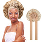 SilkEase Satin Hair Cap – Double-Layer Silk-Like Satin Cap for Hair Protection and Comfort