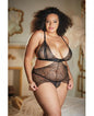 Allure Lace Peek-A-Boo Chemise & G-String Set